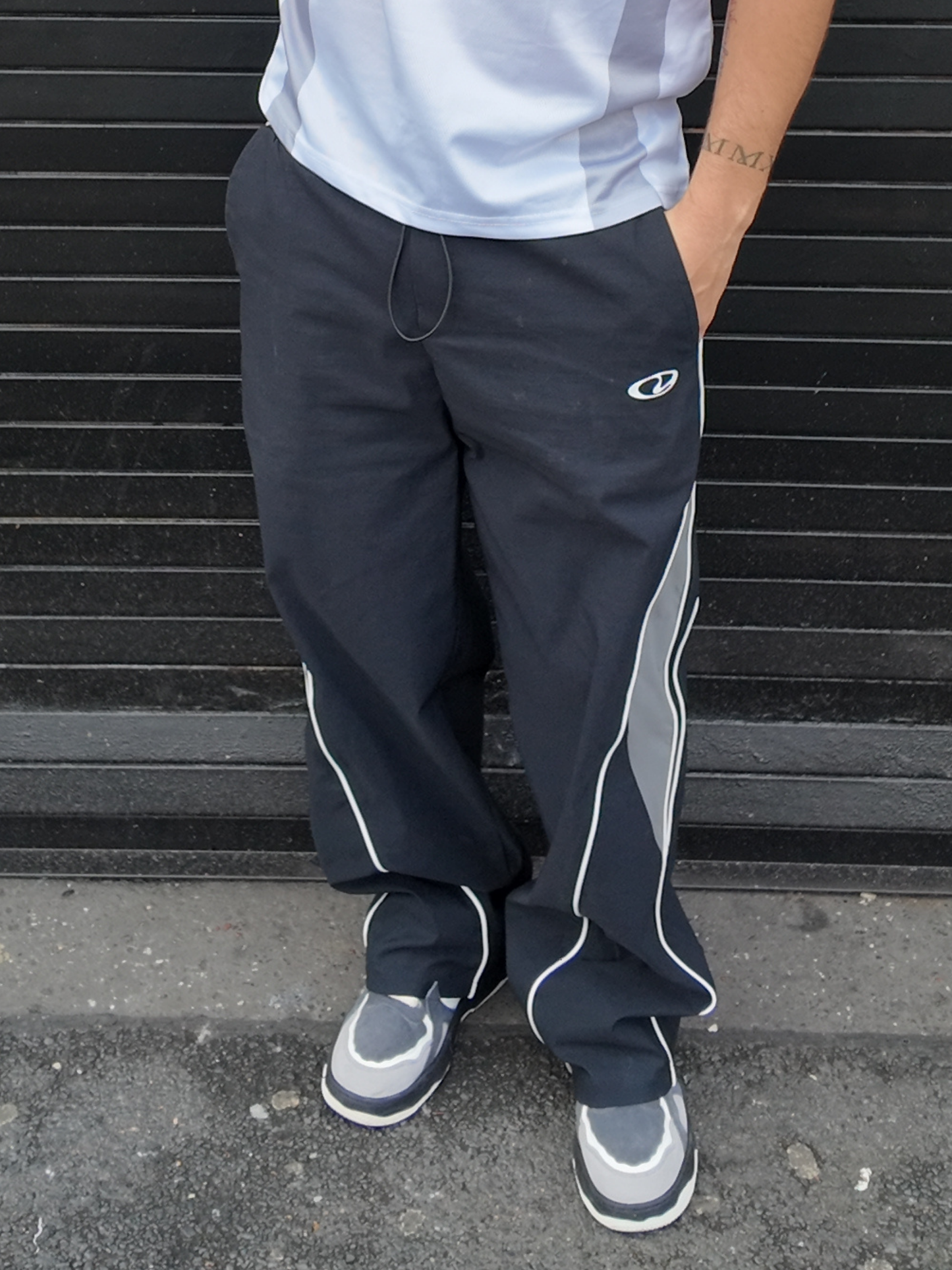 Ogród Mody Vintage Baggy Dresowe Spodnie