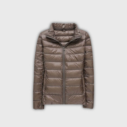 Elwira™ | Nowa Ultralekka Kurtka z Puchu Białej Kaczki