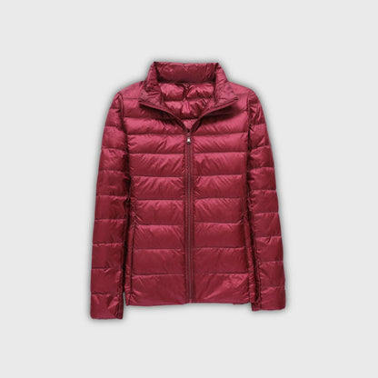 Elwira™ | Nowa Ultralekka Kurtka z Puchu Białej Kaczki