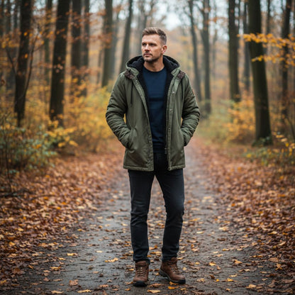 Krzysztof™ | Klasyczna Kurtka Vintage z Podszewką