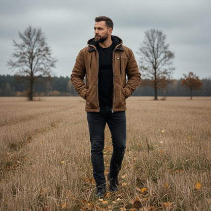 Krzysztof™ | Klasyczna Kurtka Vintage z Podszewką